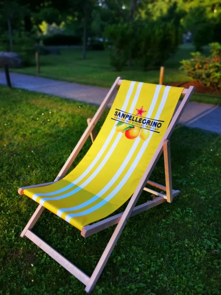 Customizable Promotional Deck Chair